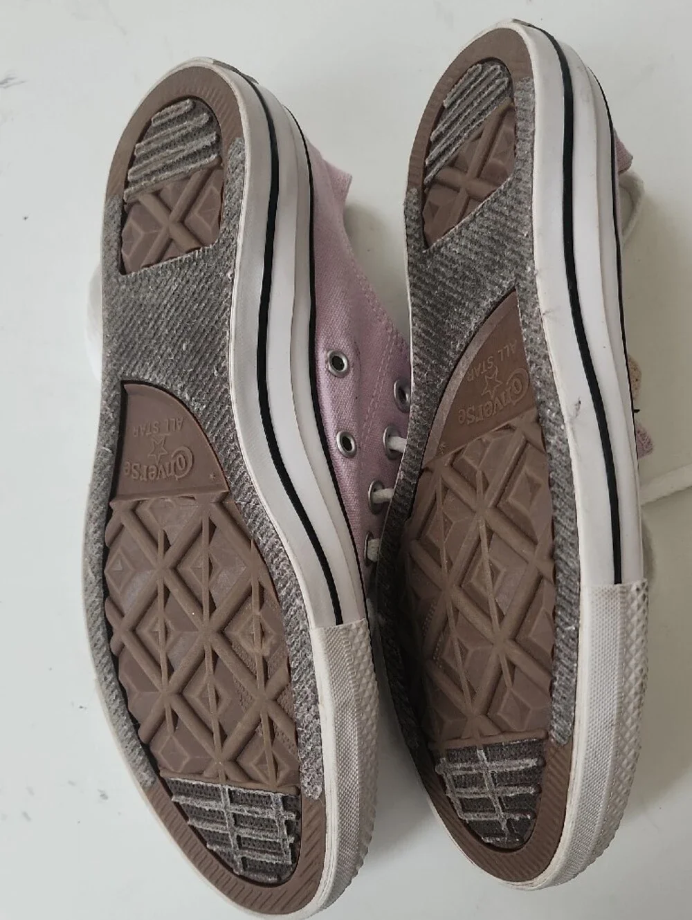 Converse Kids Low Top Sneakers - Light Pink Canvas